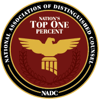 Brian W. Ray Has Been Selected by The National Association of Distinguished Counsel, Top 1%